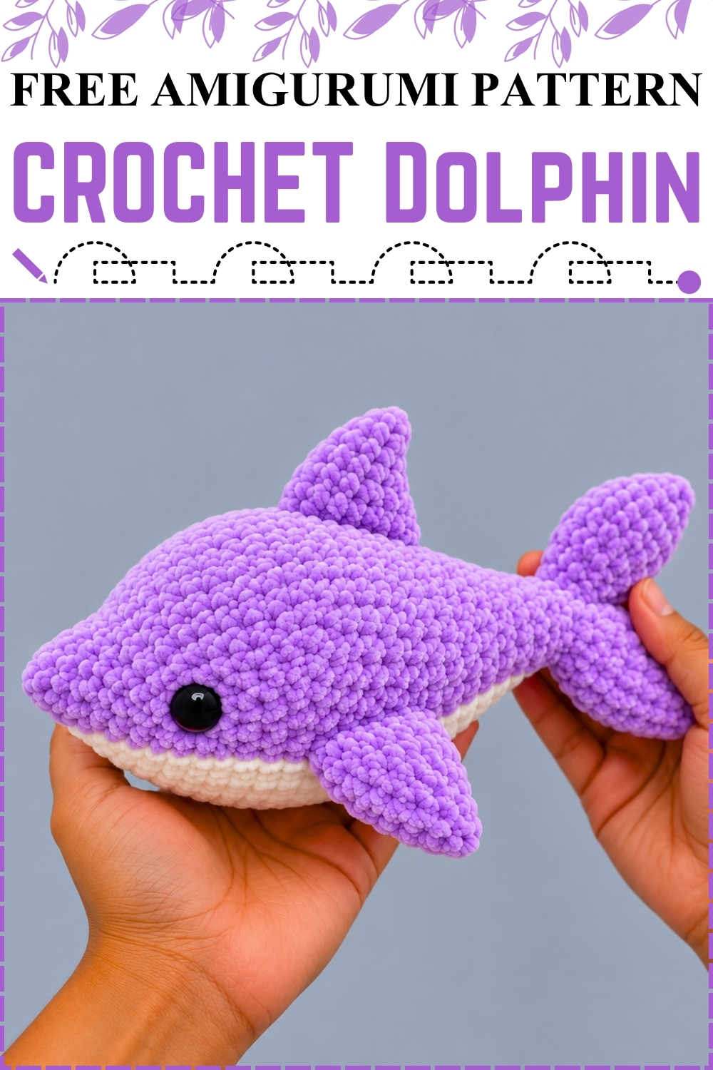 FREE AMIGURUMI CROCHET Dolphin
