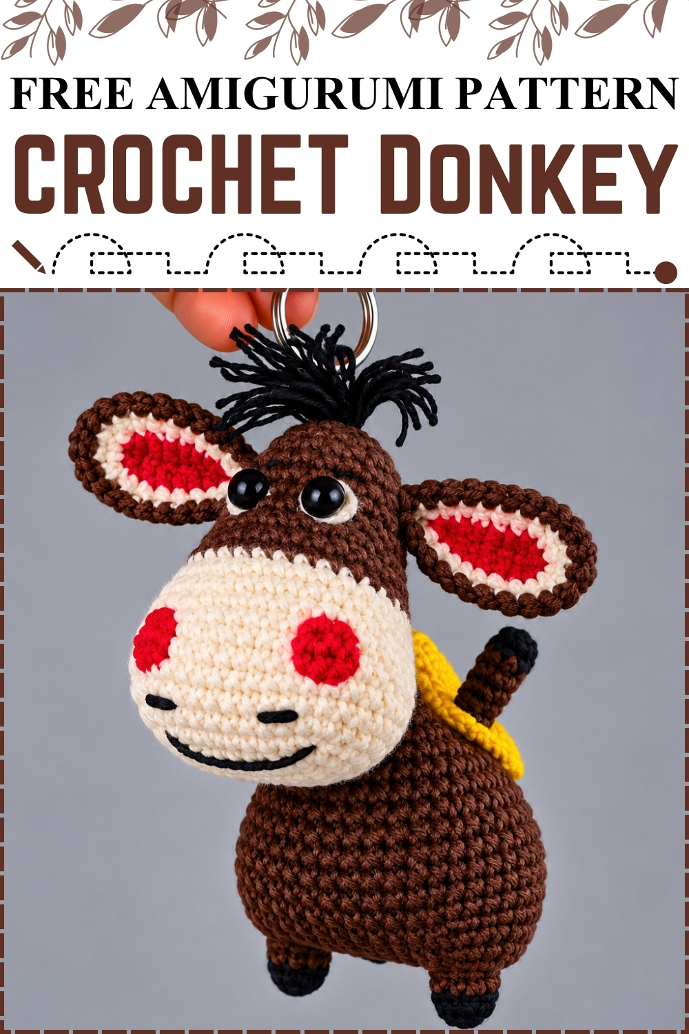 FREE AMIGURUMI CROCHET Donkey