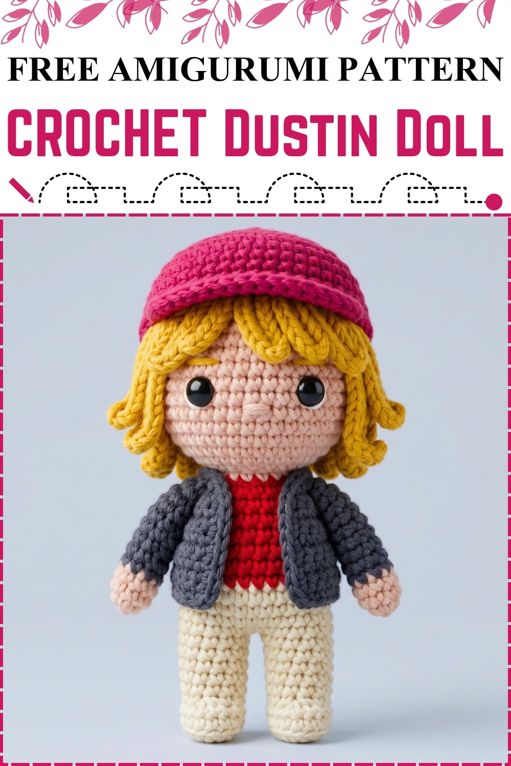 FREE AMIGURUMI CROCHET Dustin Doll