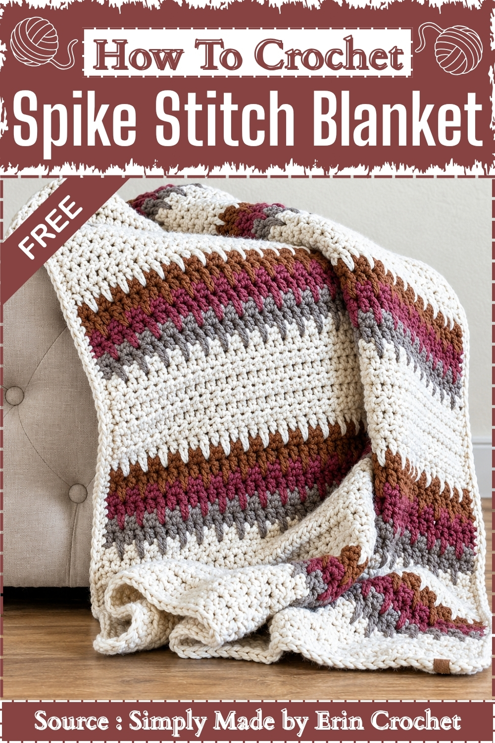 How To Bold Spike Stitch Crochet Blanket