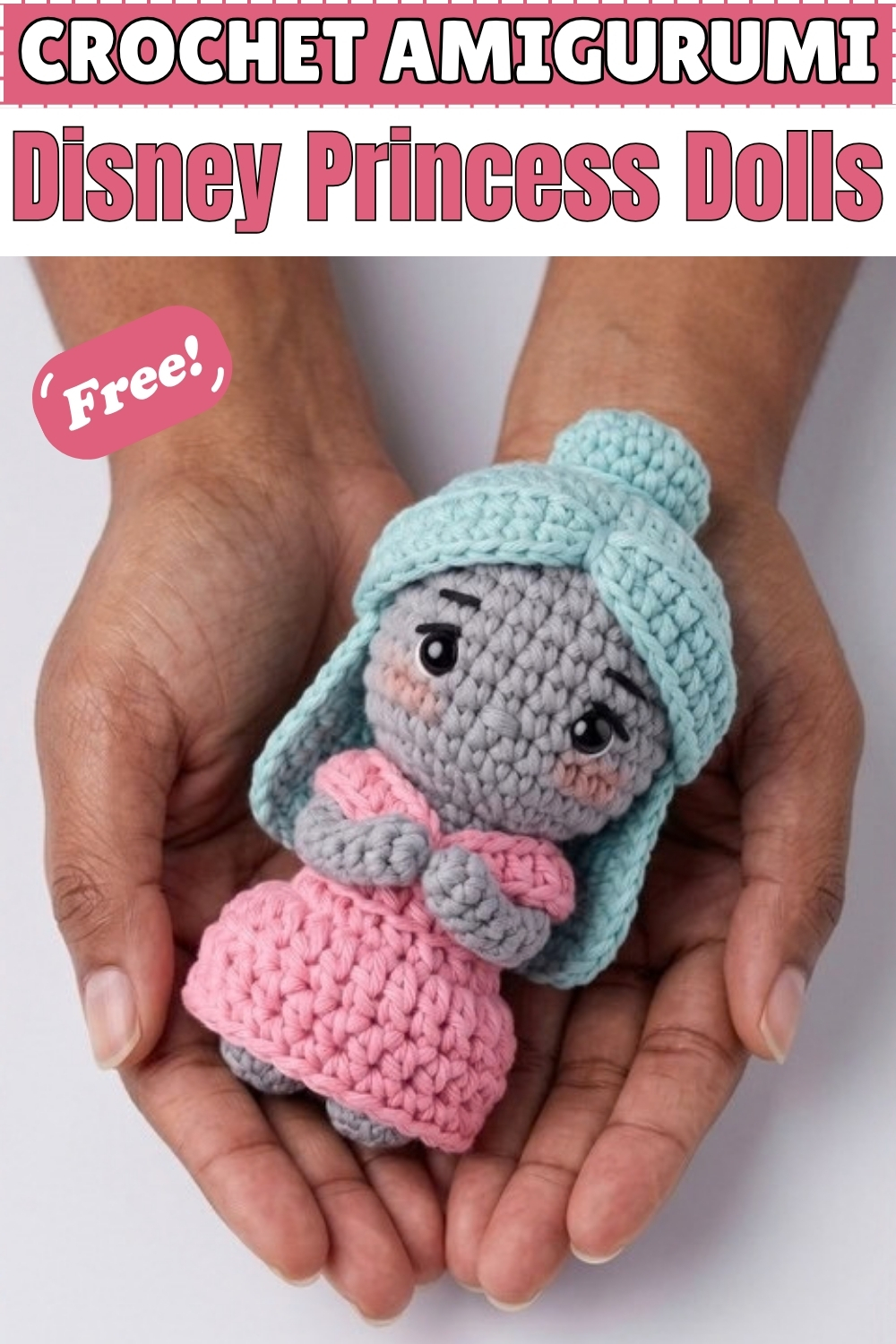 easy CROCHET AMIGURUMI Disney Princess Dolls