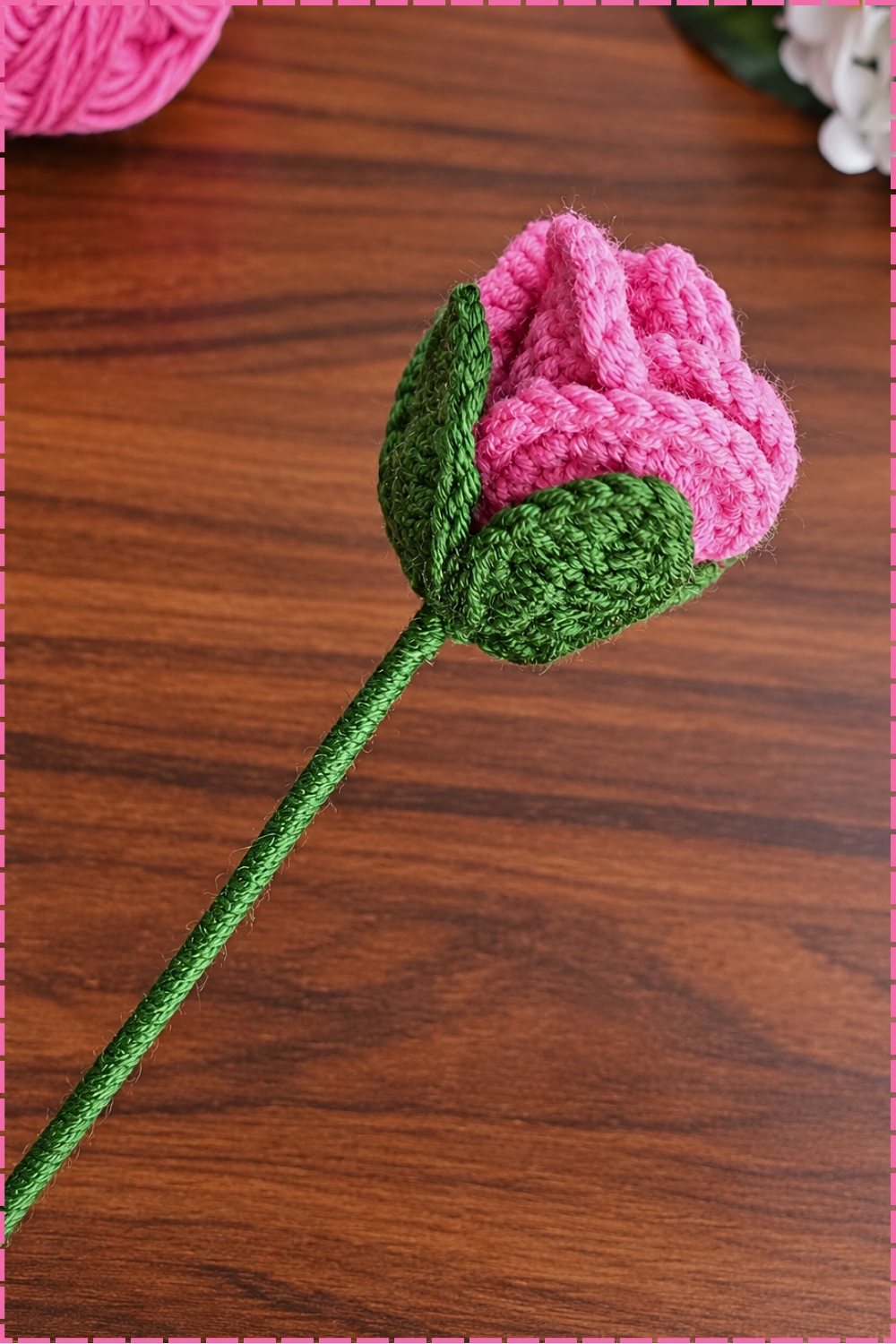 Adorable Easy Crochet Mini Rose Bouquet
