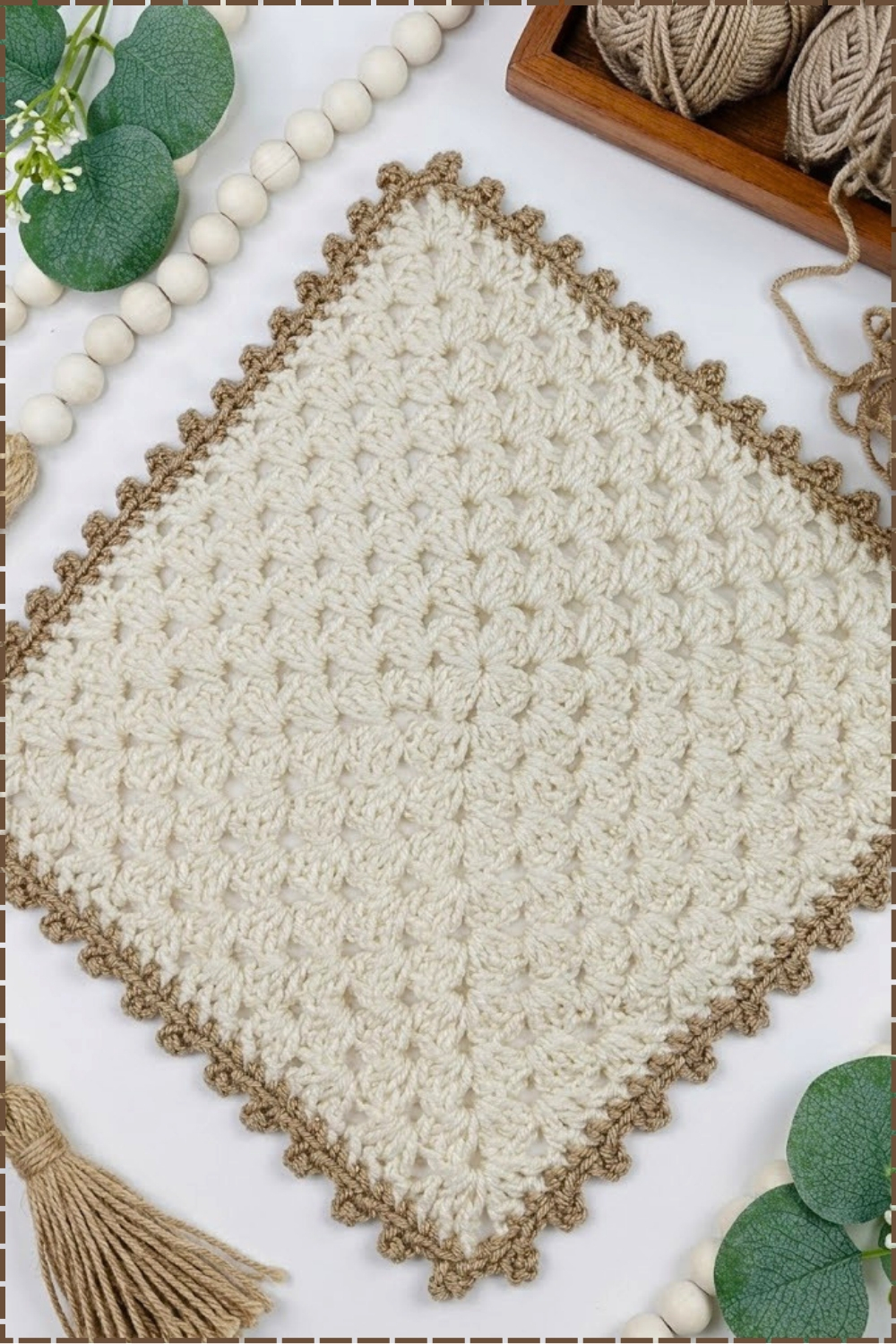 Beginner Can Master This Beautiful Picot Crochet Edging