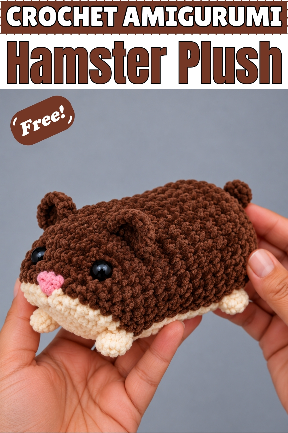 CROCHET AMIGURUMI Hamster Plush