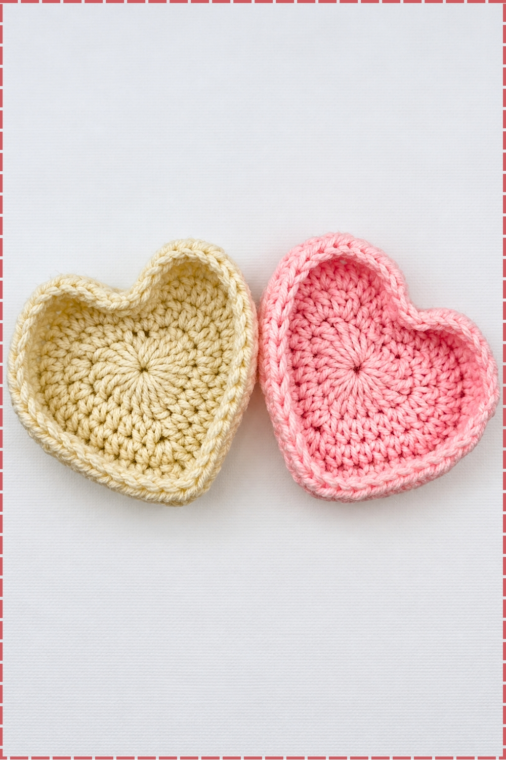 Charming Crochet Heart Trinket Dish Tutorial for Beginners