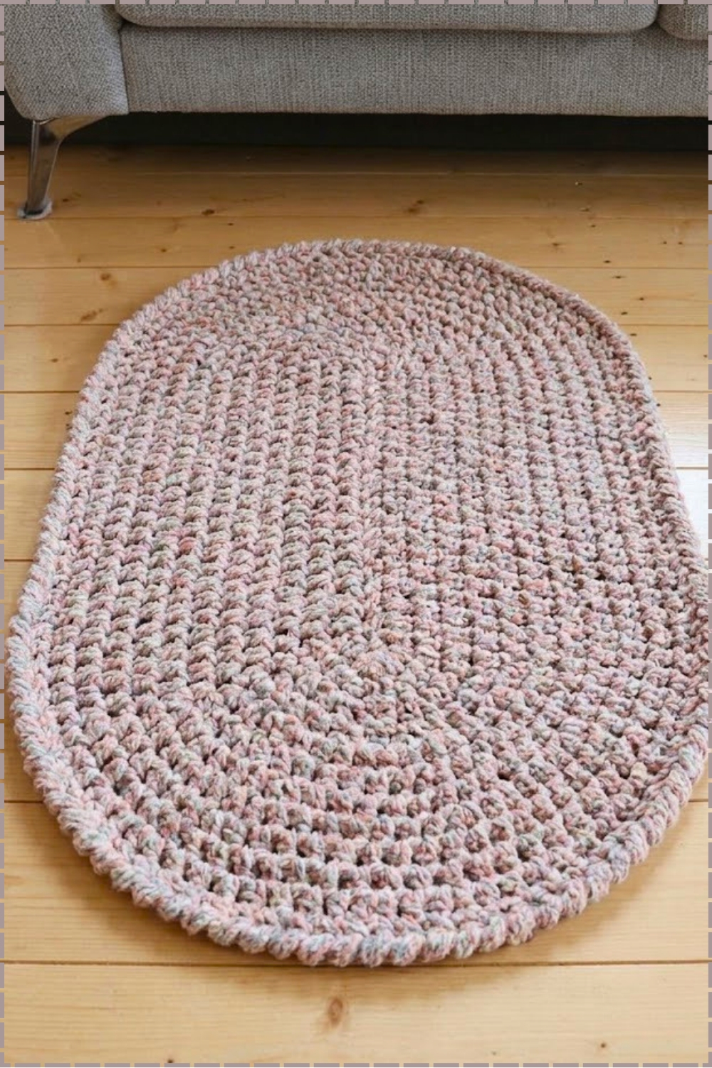 Charming Rustic Cottage Rug Crochet Pattern