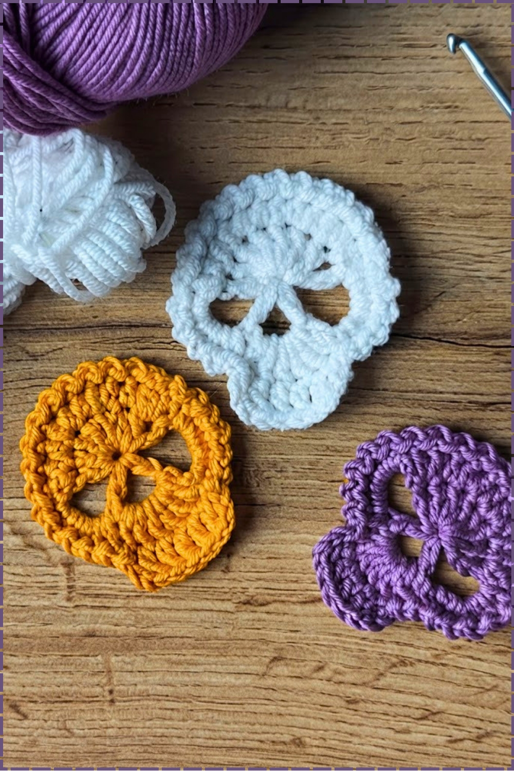 Chubby Spooky Halloween Crochet Skull Pattern
