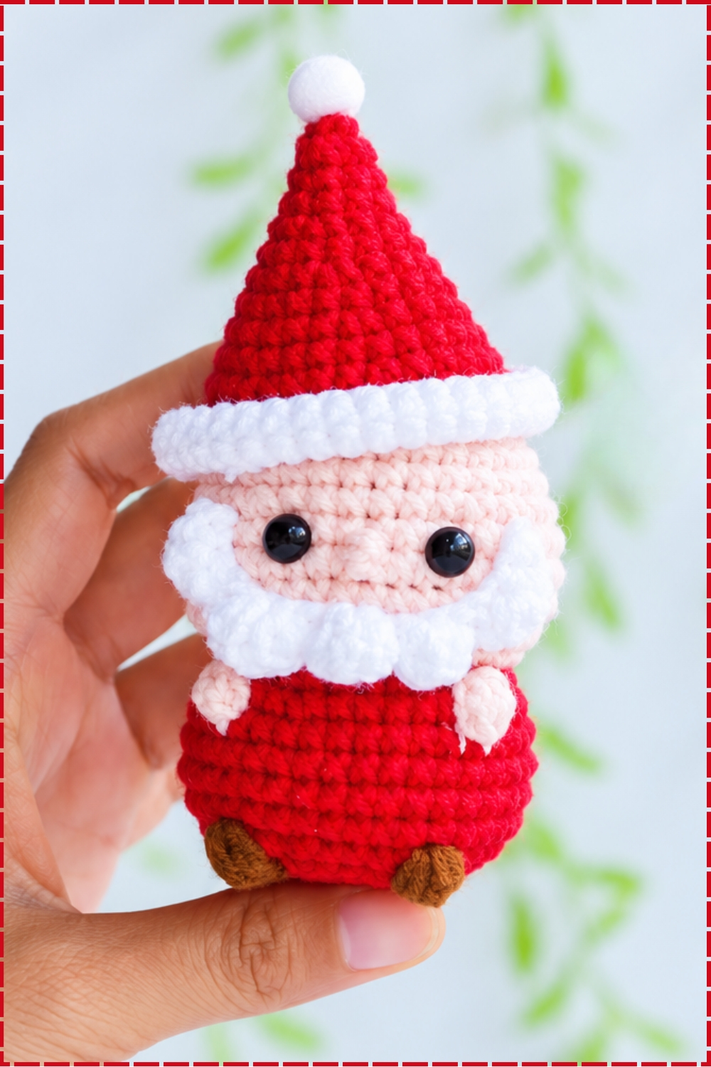 Chunky Crochet No Sew Santa Amigurumi