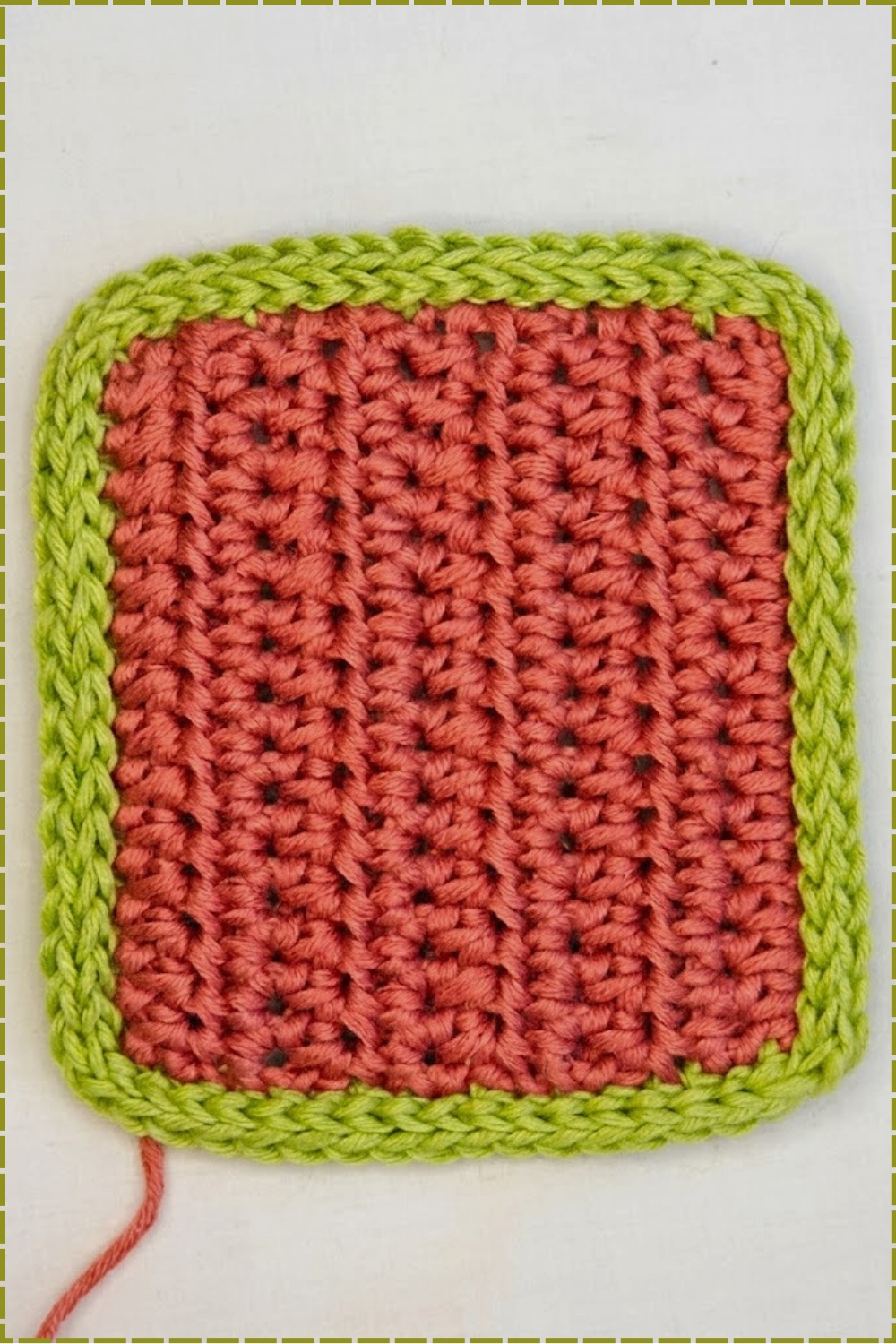 Clean Crochet Slip Stitch Border Tutorial