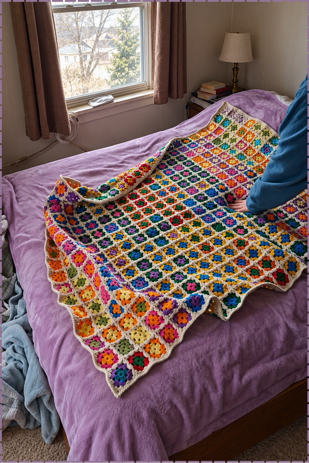 Colorful Crochet Temperature Blanket Ideas