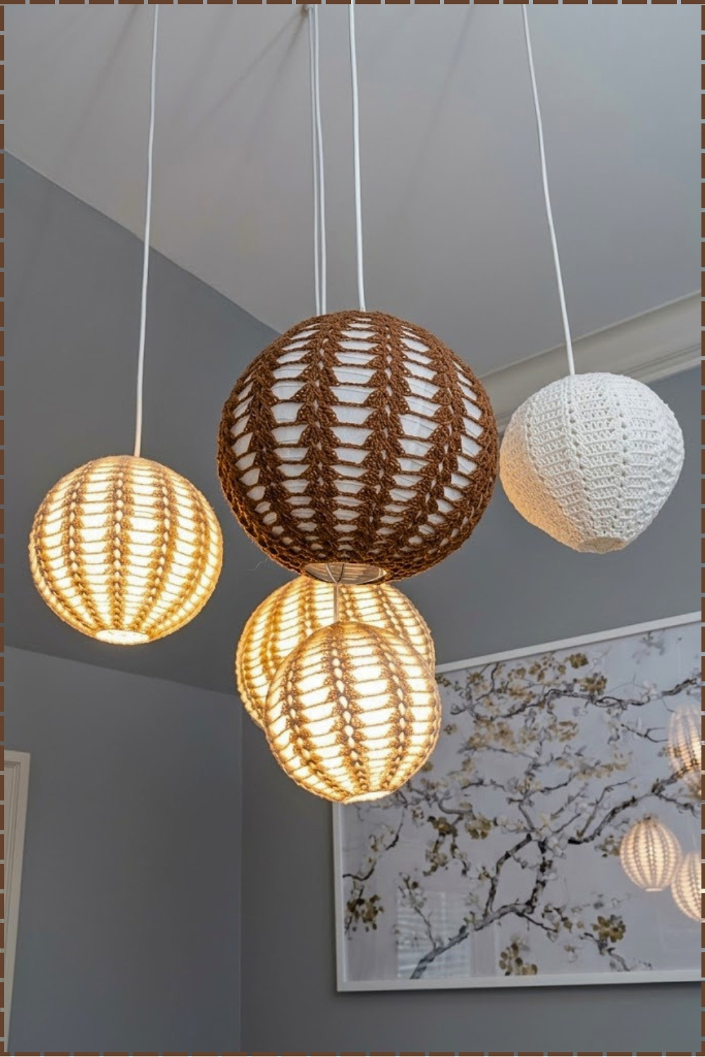 Cozy Crochet Boho Lamp Shade Cover Easy Tutorial