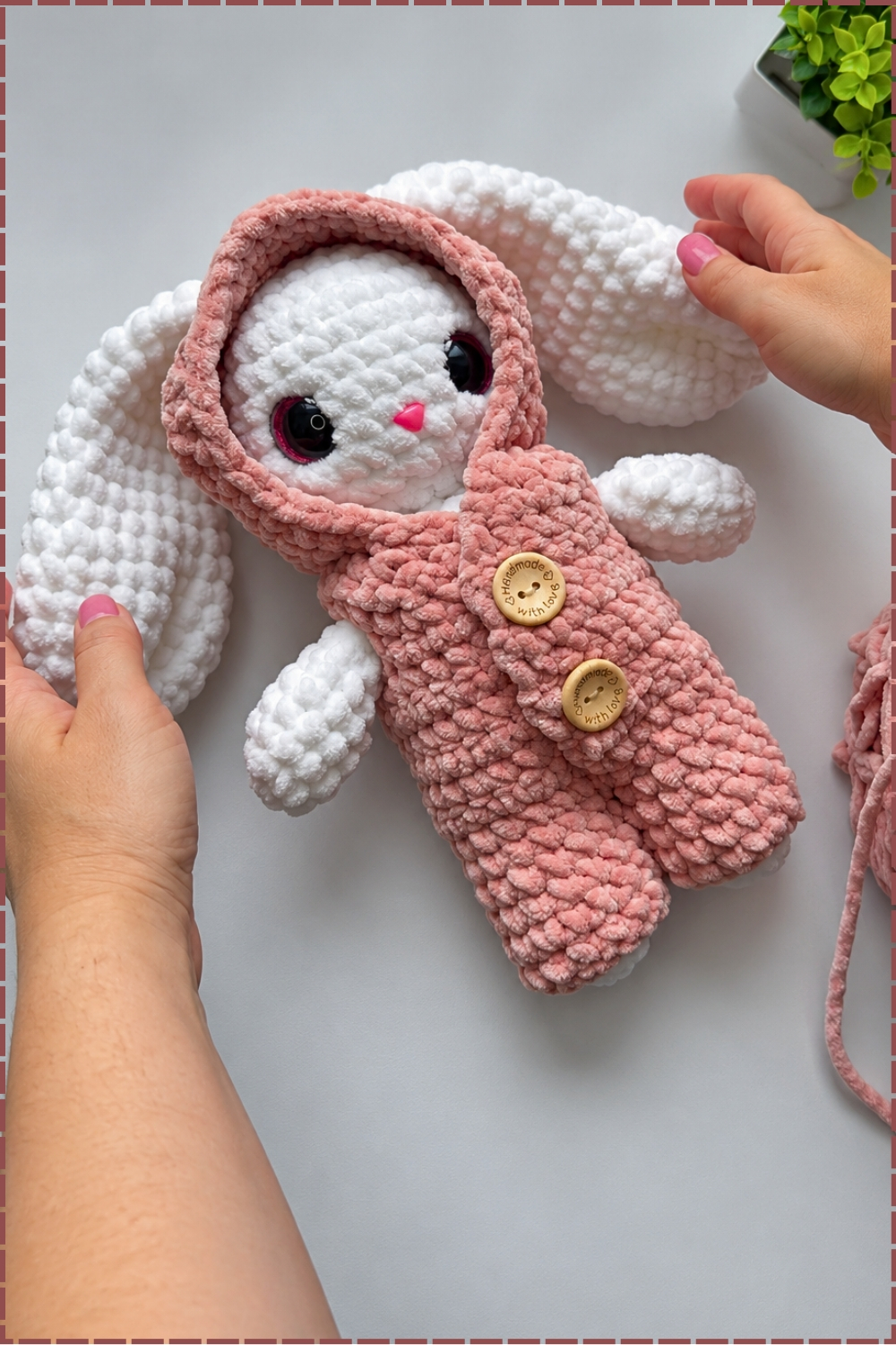 Cozy Crochet Bunny in Onesie