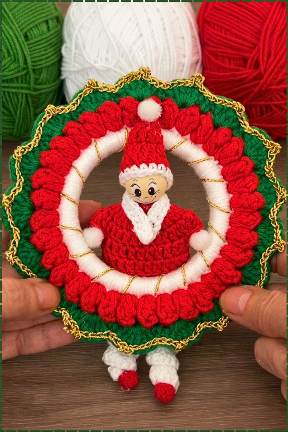 Cozy Crochet Christmas Wreath Easy Ornament You Can Make Today