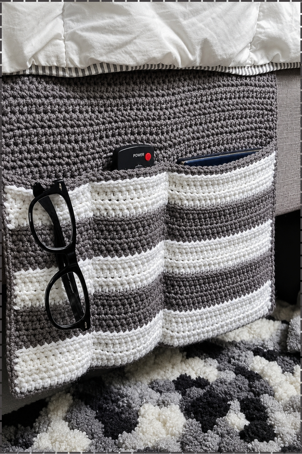 Crochet A Cozy Practical Couch Organizer Caddy