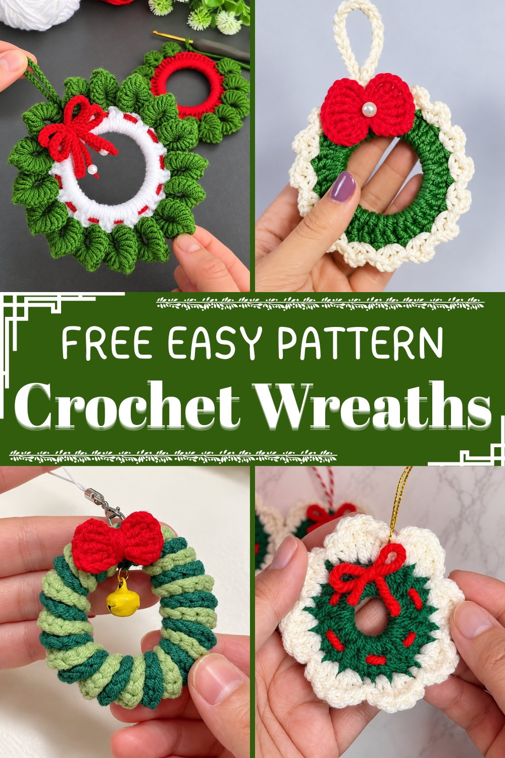 Crochet AMIGURUMI Wreaths
