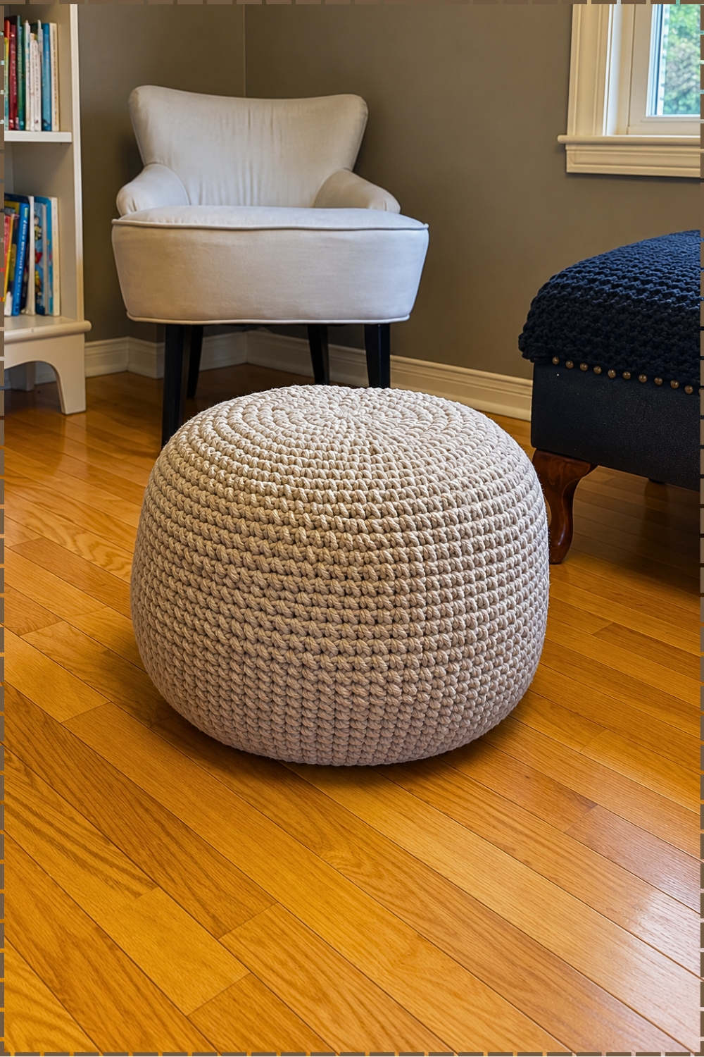 Crochet An Elegant Ottoman Crochet Floor Poof Tutorial