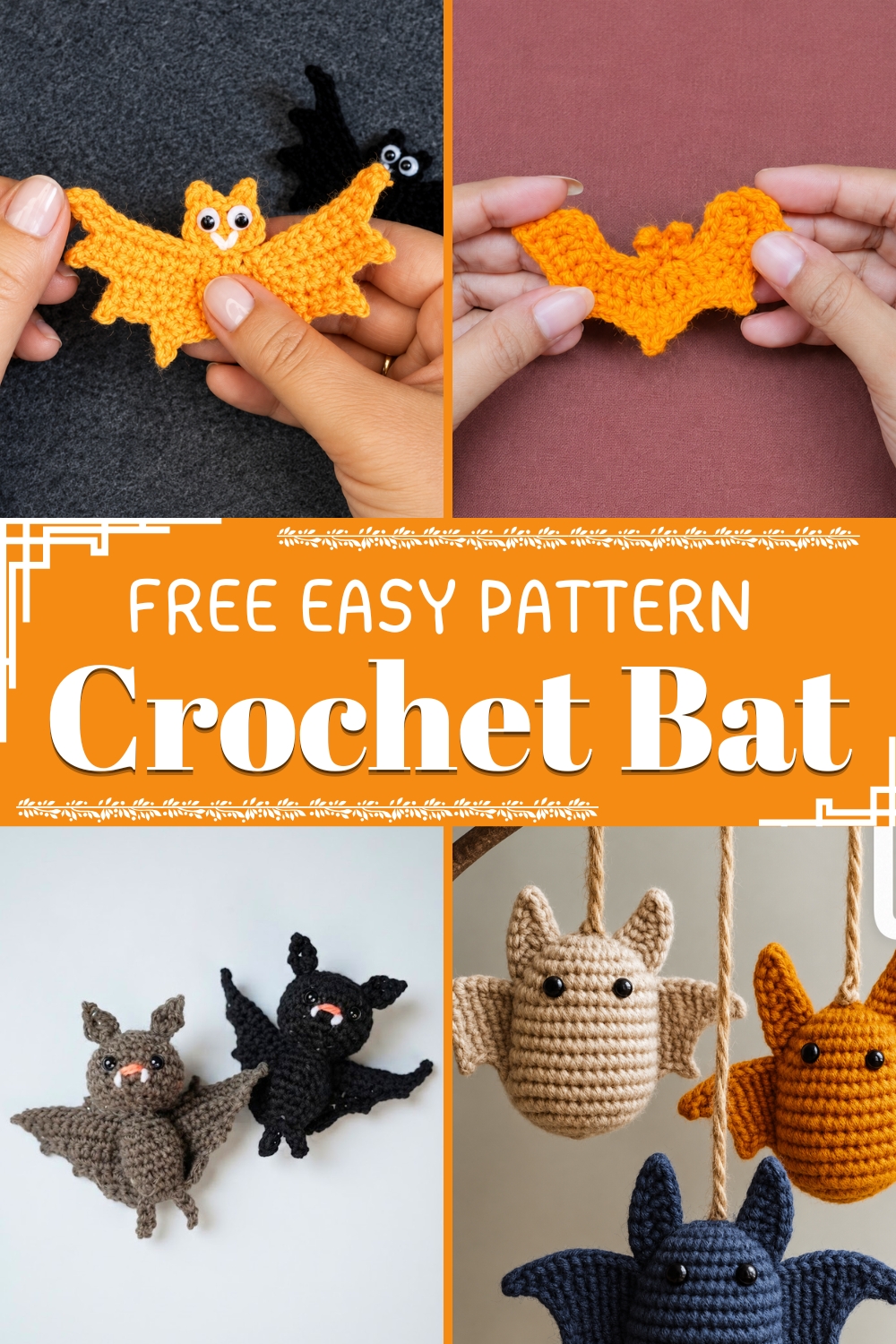 Crochet Bat FREE EASY PATTERN