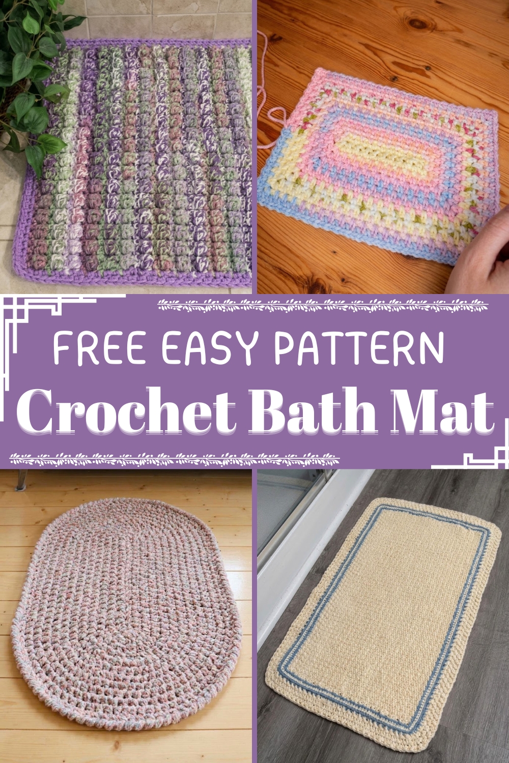 Crochet Bath Mat