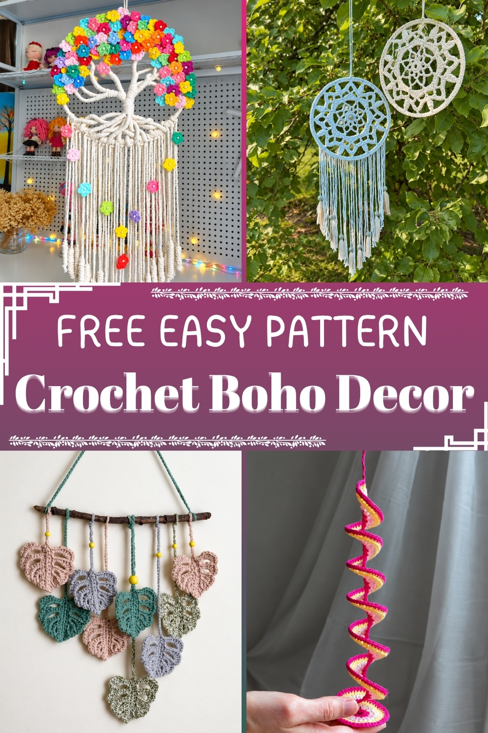 Crochet Boho Decor