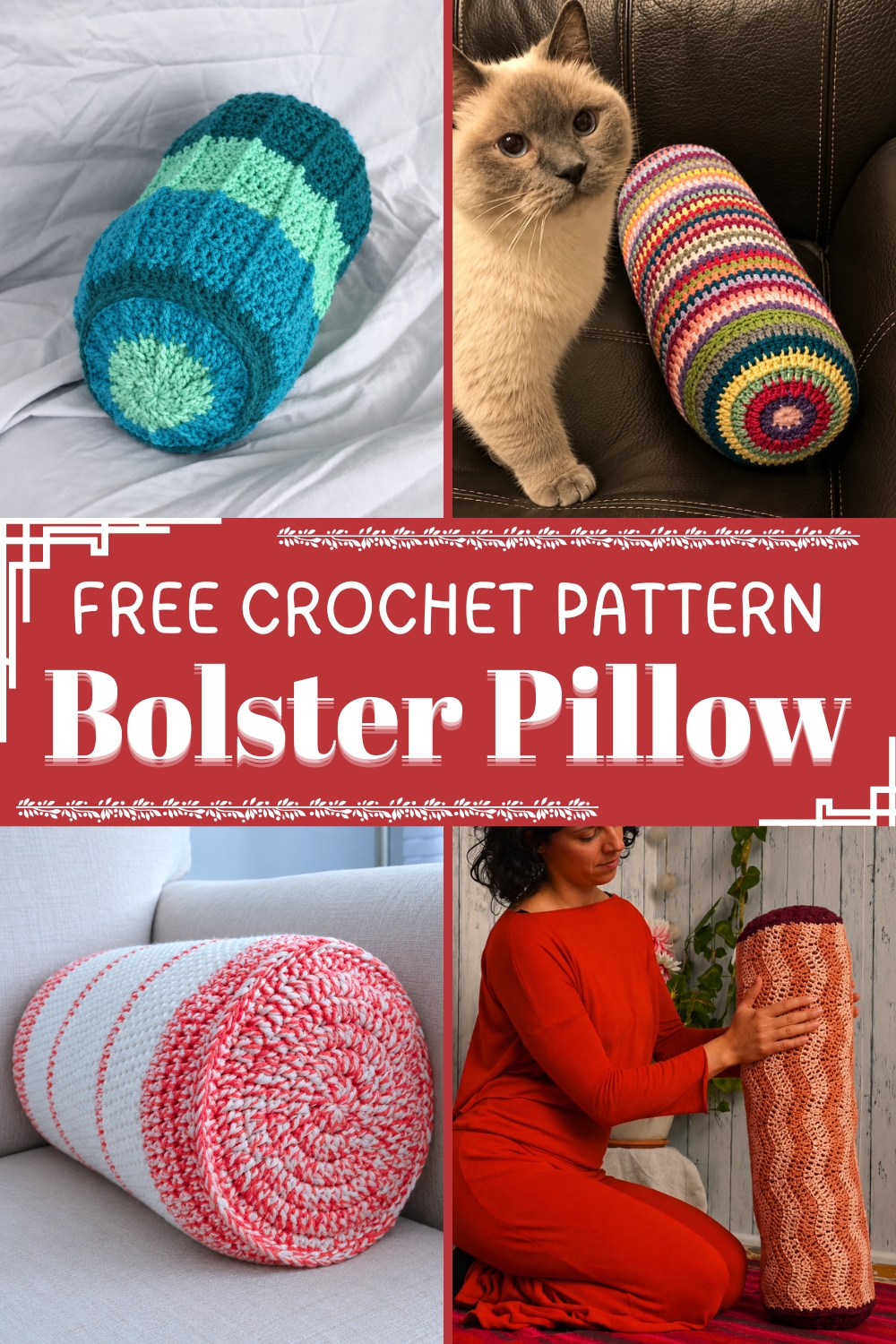 Crochet Bolster Pillow