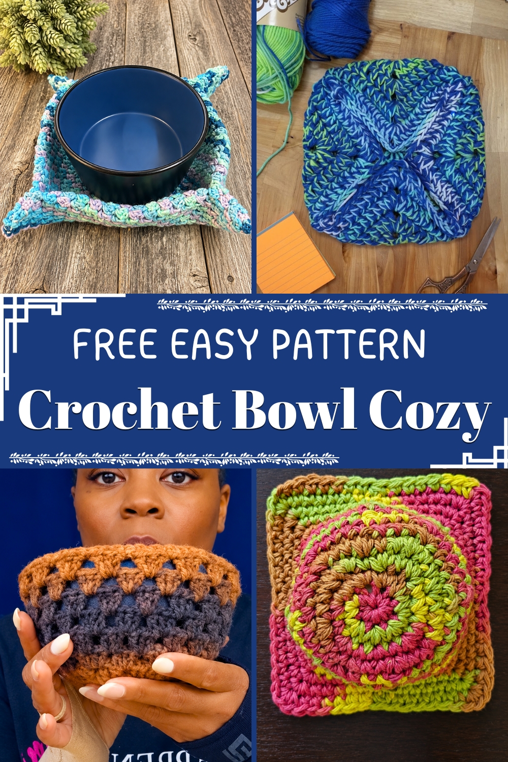 Crochet Bowl Cozy FREE EASY PATTERN