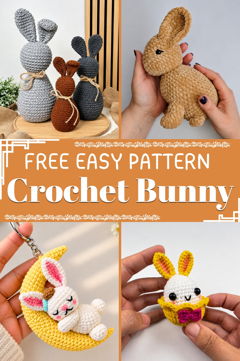 Crochet Bunny FREE EASY PATTERN