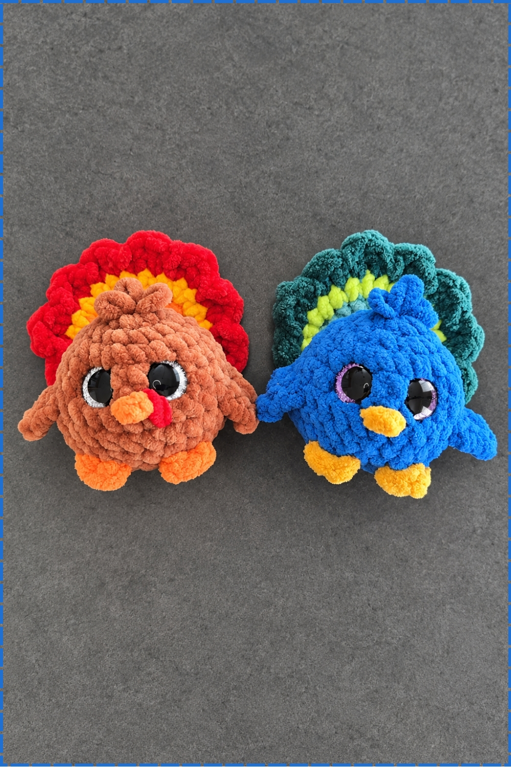 Crochet Chonky Round Little Turkey