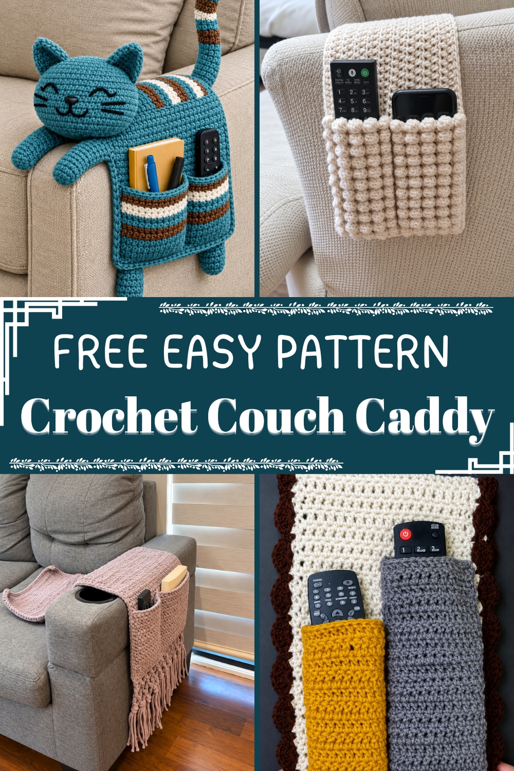Crochet Couch Caddy