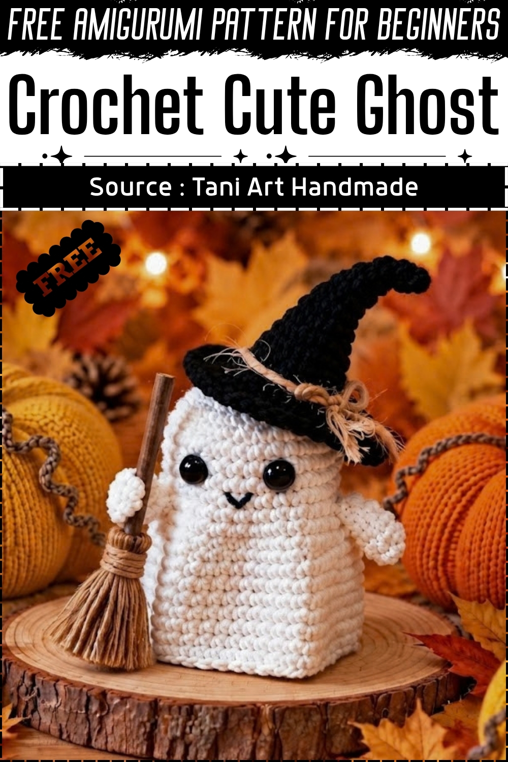 Crochet Cute Ghost