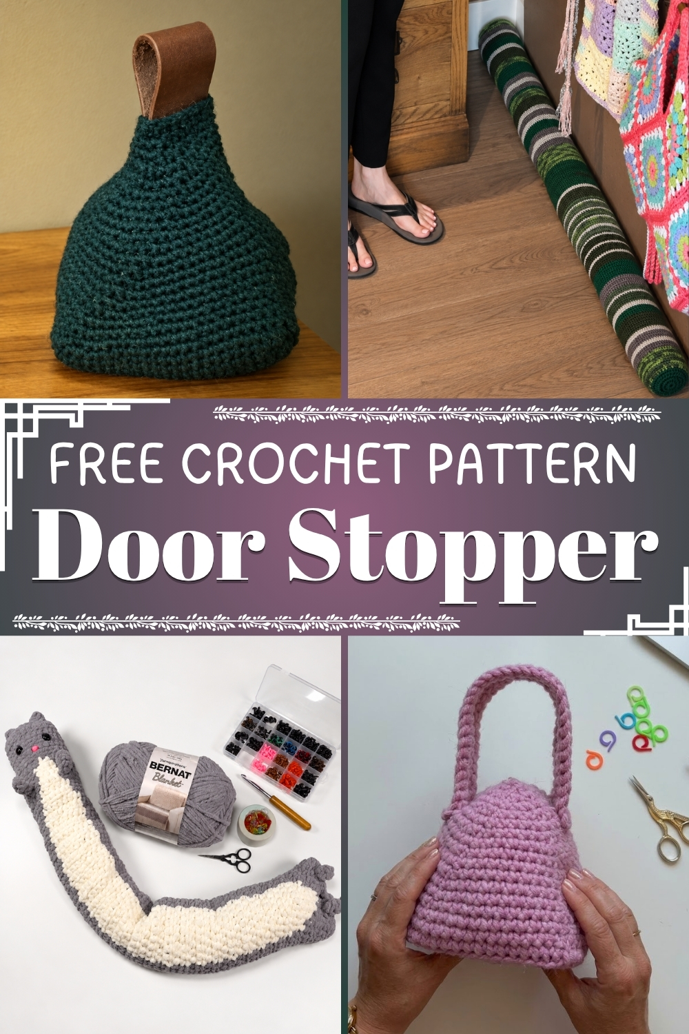 Crochet Door Stopper FREE EASY PATTERN