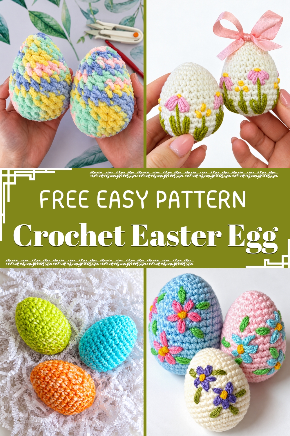 Crochet Easter Egg FREE EASY PATTERN