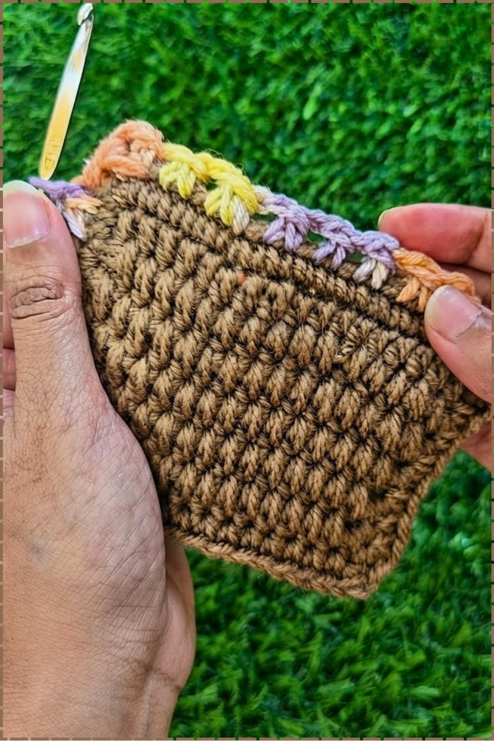 Crochet Edges Look Boring, Soft And Braided