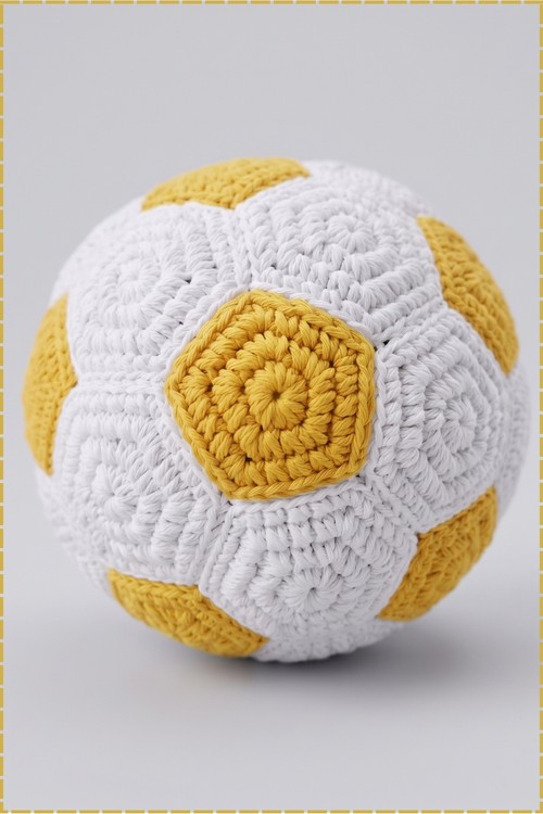 Crochet Football Plush 1
