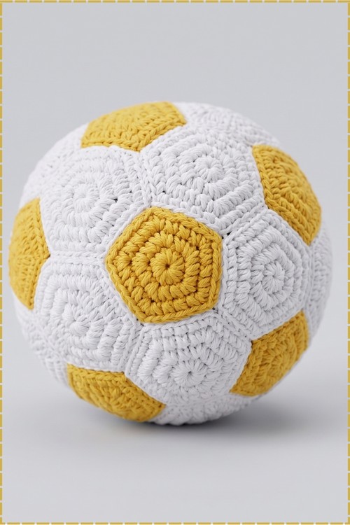Crochet Football Plush 2