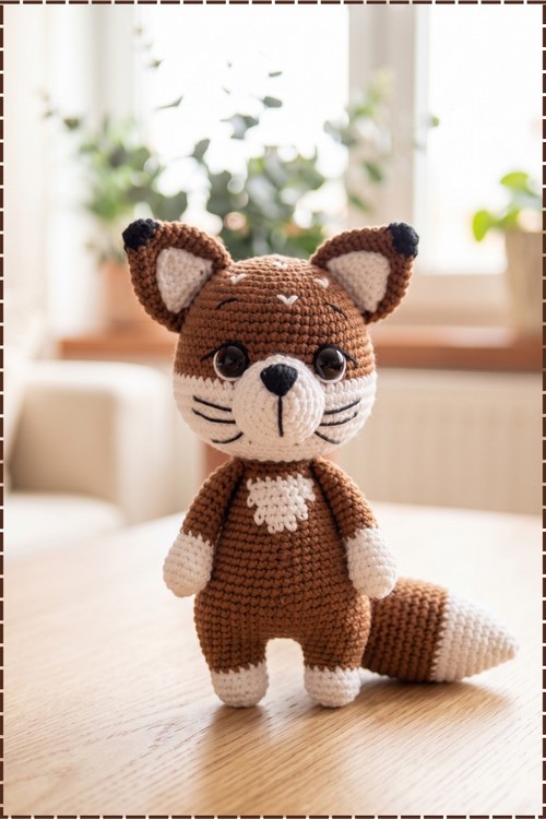 Crochet Fox Doll Amigurumi 1