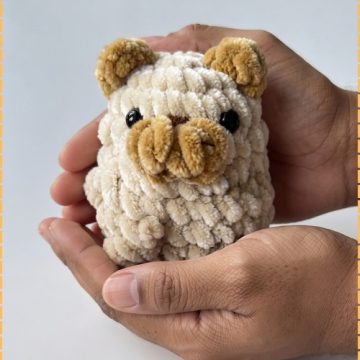Crochet French Bulldog Amigurumi 1