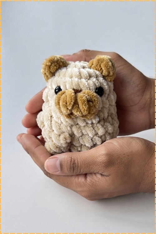 Crochet French Bulldog Amigurumi 1