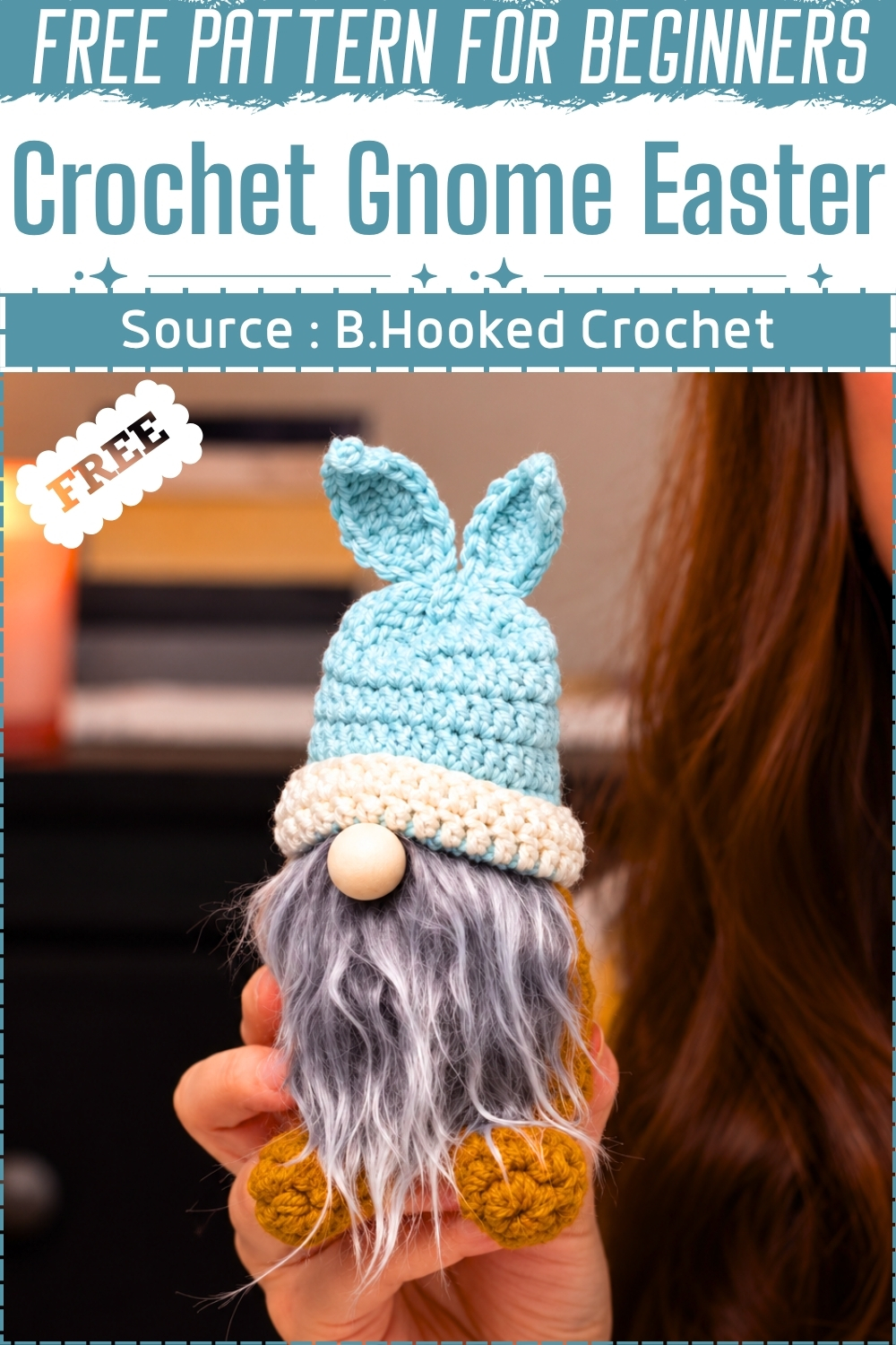 Crochet Gnome For Easter