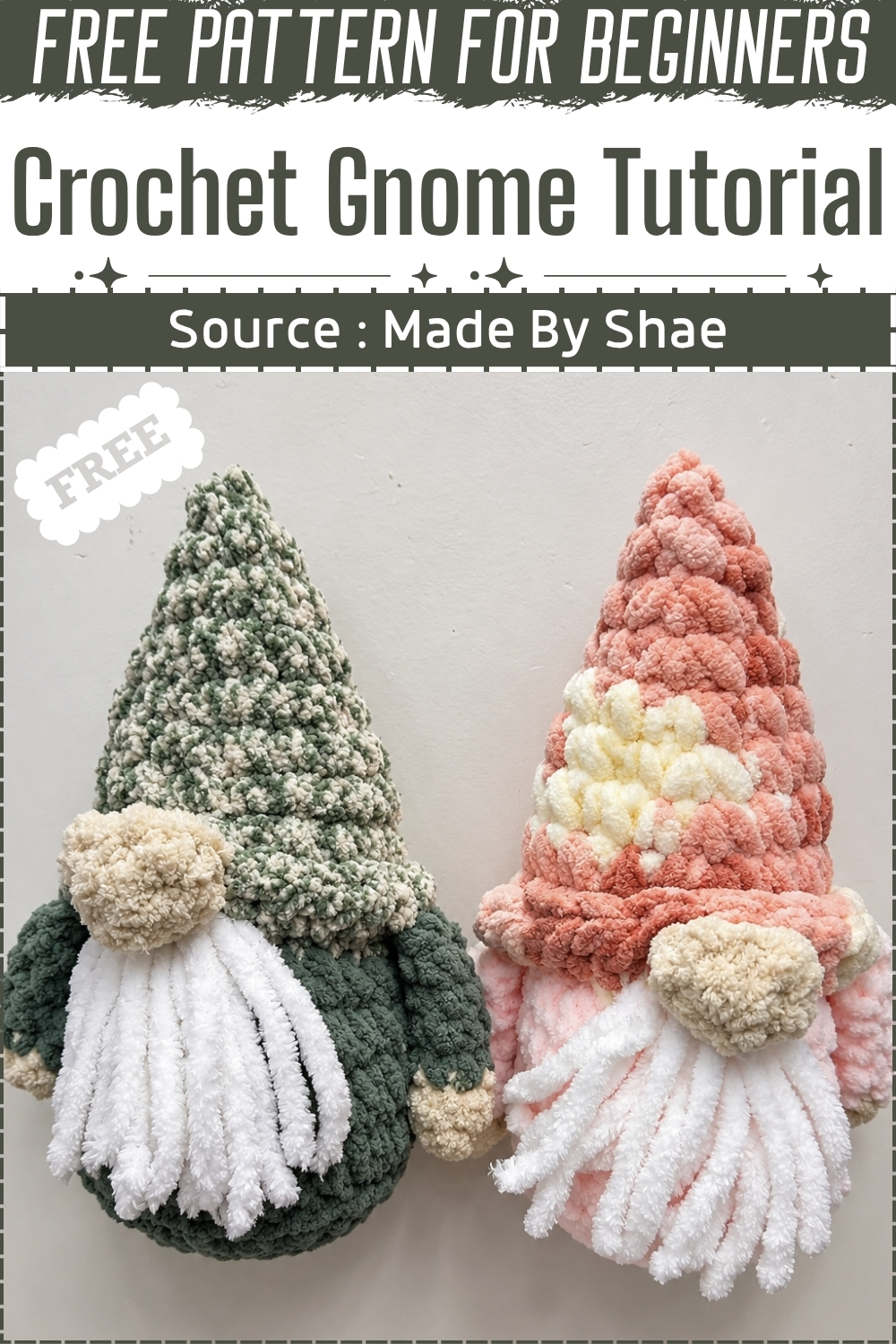 Crochet Gnome Tutorial (1)