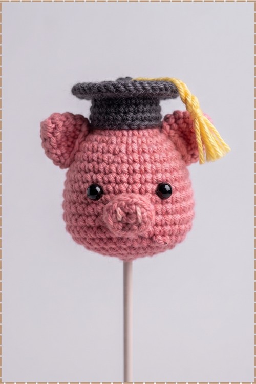 Crochet Graduation Hat 1