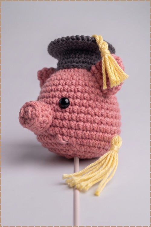 Crochet Graduation Hat 3