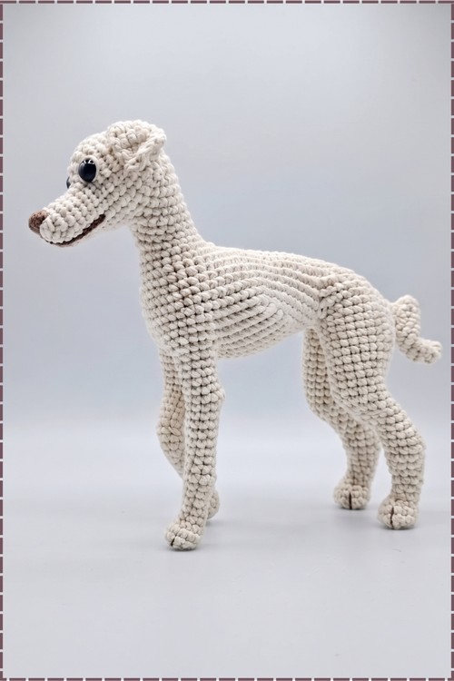 Crochet Greyhound Amigurumi 3