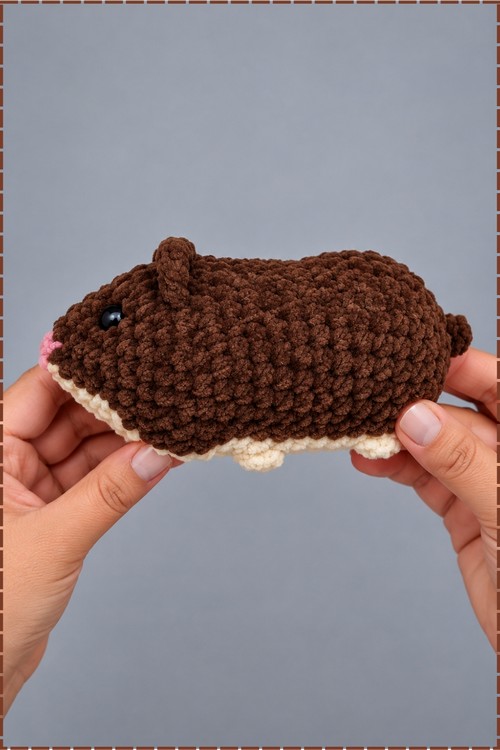 Crochet Hamster Plush 3