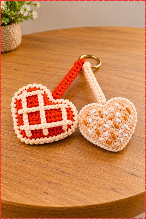 Crochet Heart Shaped Foods Amigurumi 1