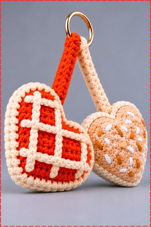 Crochet Heart Shaped Foods Amigurumi 2
