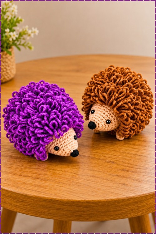 Crochet Hedgehog 1