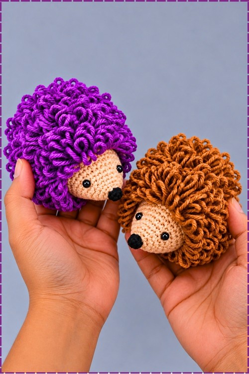 Crochet Hedgehog 3