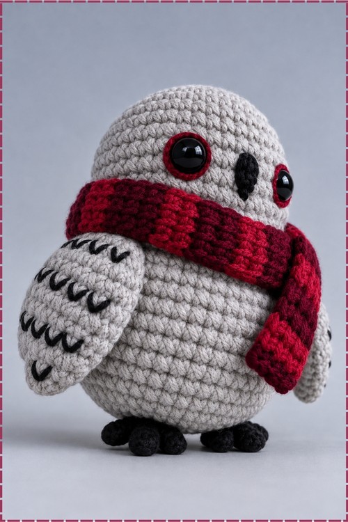 Crochet Hedwig Owl Amigurumi 1