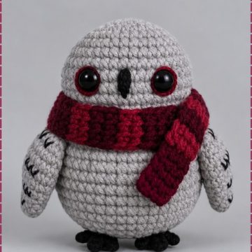 Crochet Hedwig Owl Amigurumi 3