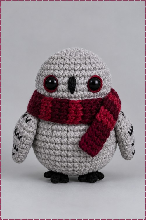Crochet Hedwig Owl Amigurumi 3